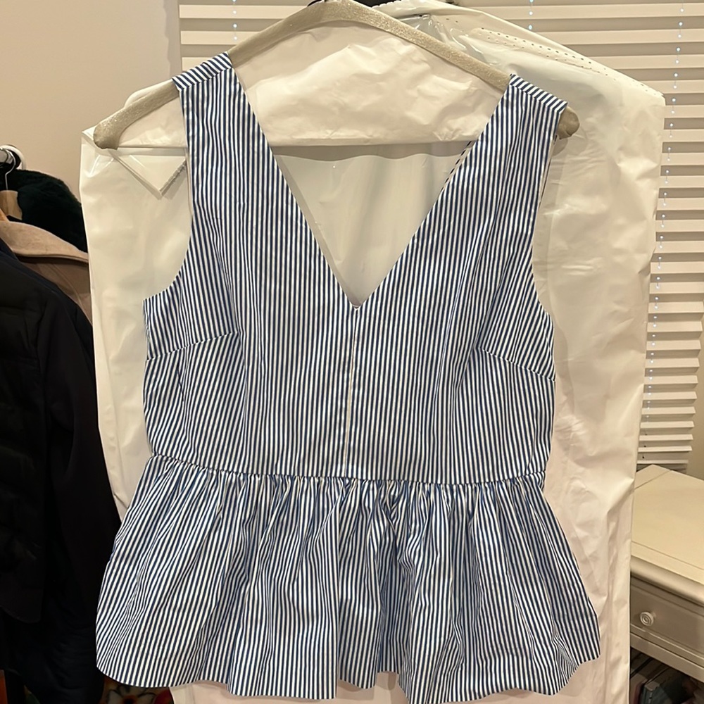 J Crew Peplum Blouse